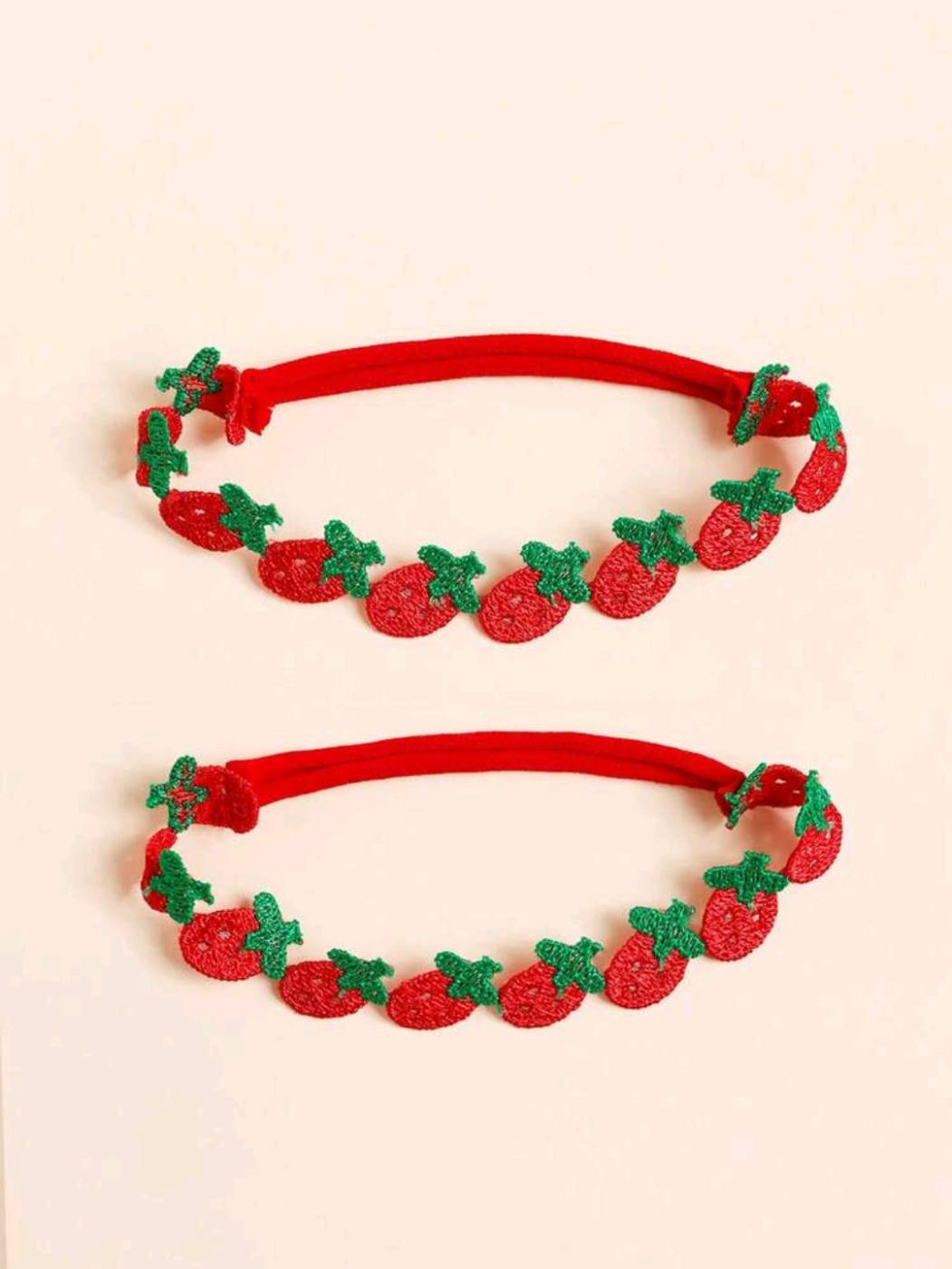 1pc strawberry baby headband 
