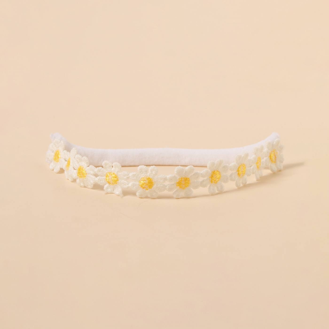Sunflower baby headband