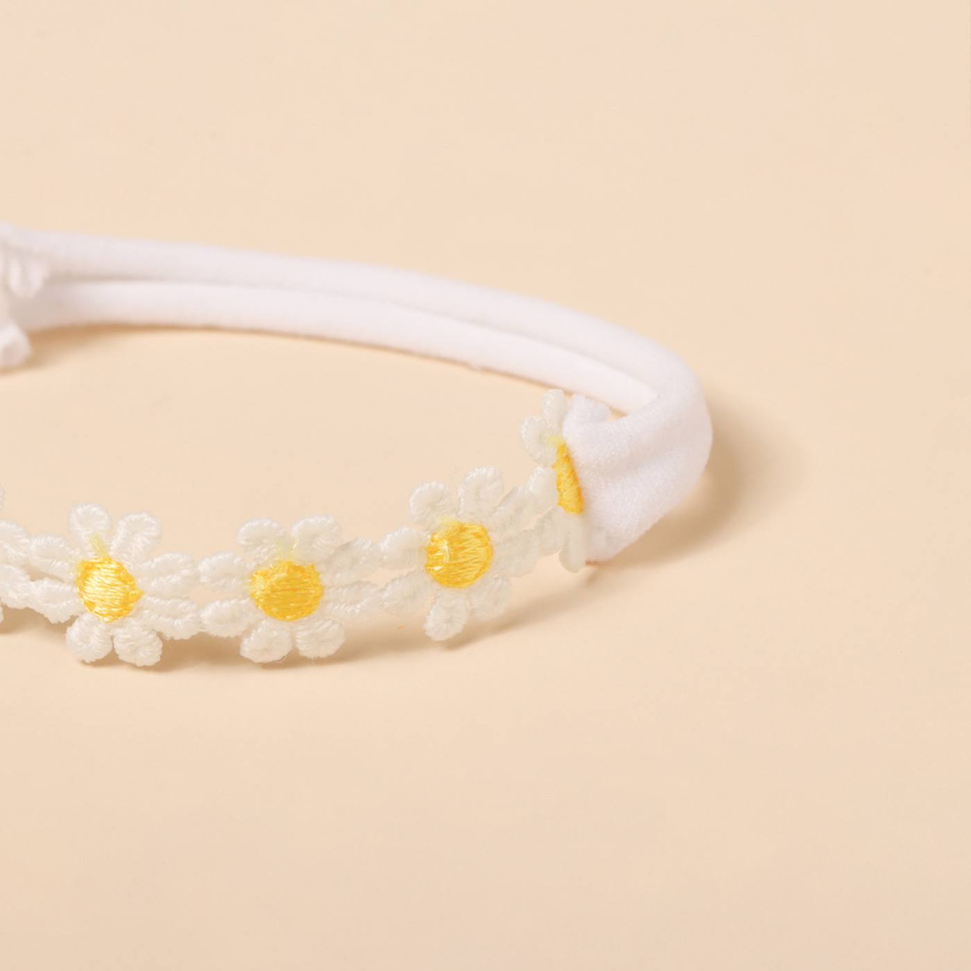 Sunflower baby headband