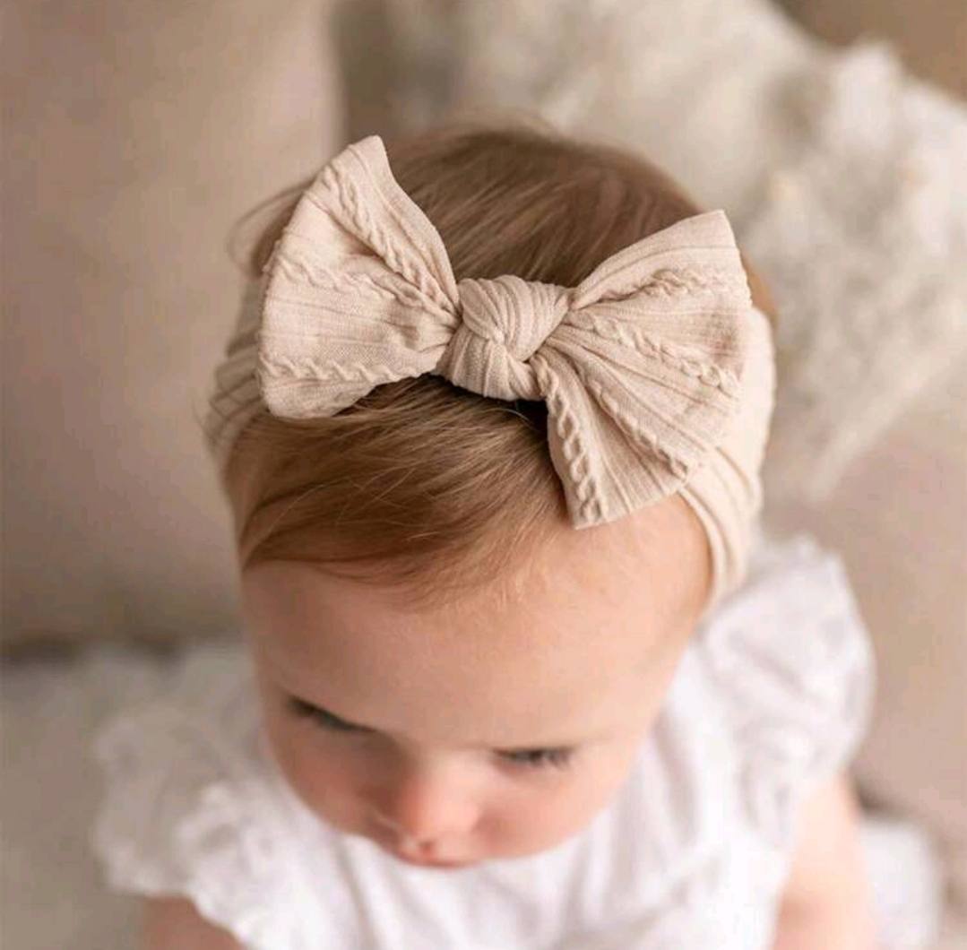 Medium Sized Bow Baby Headband 