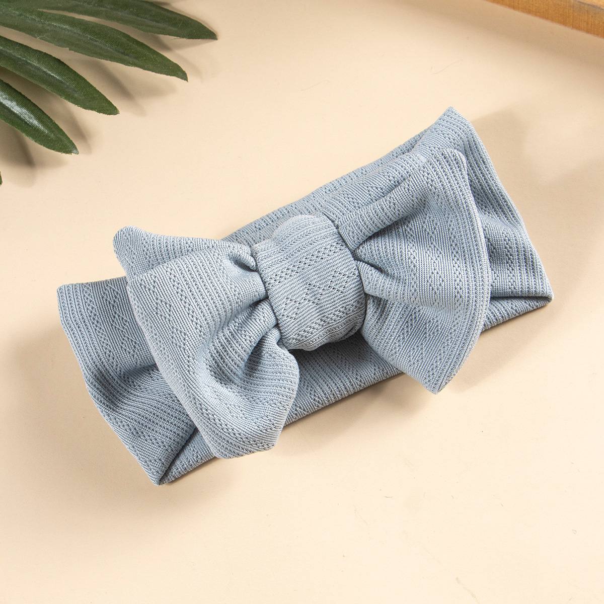 Soft Cotton Big Bow Baby Headband 
