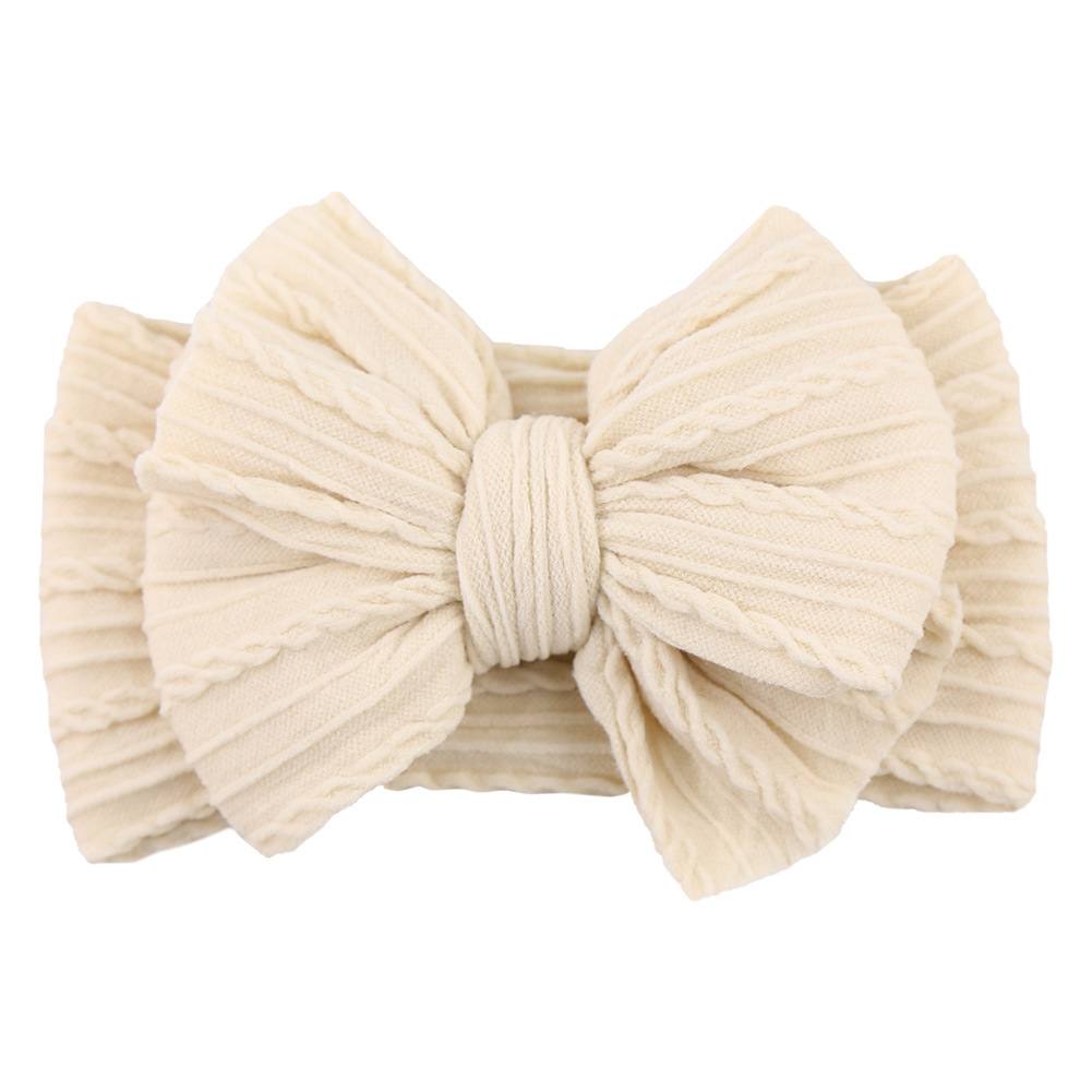 Patterned Big Bow Baby Headband 