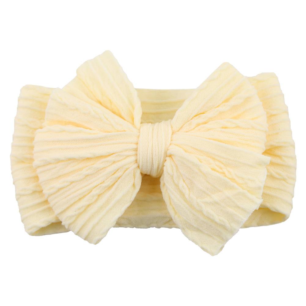 Patterned Big Bow Baby Headband 