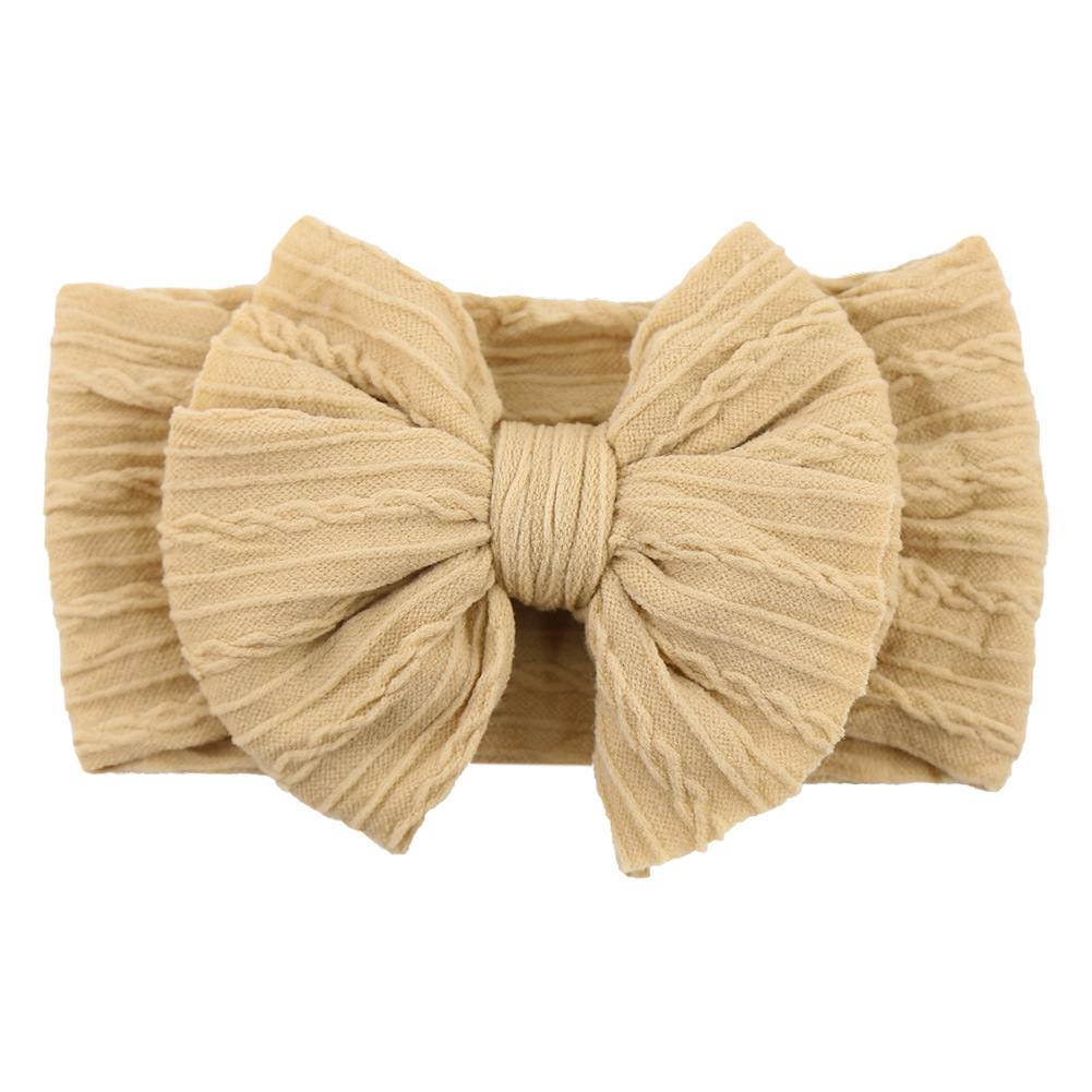 Patterned Big Bow Baby Headband 