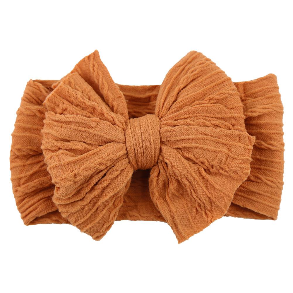 Patterned Big Bow Baby Headband 