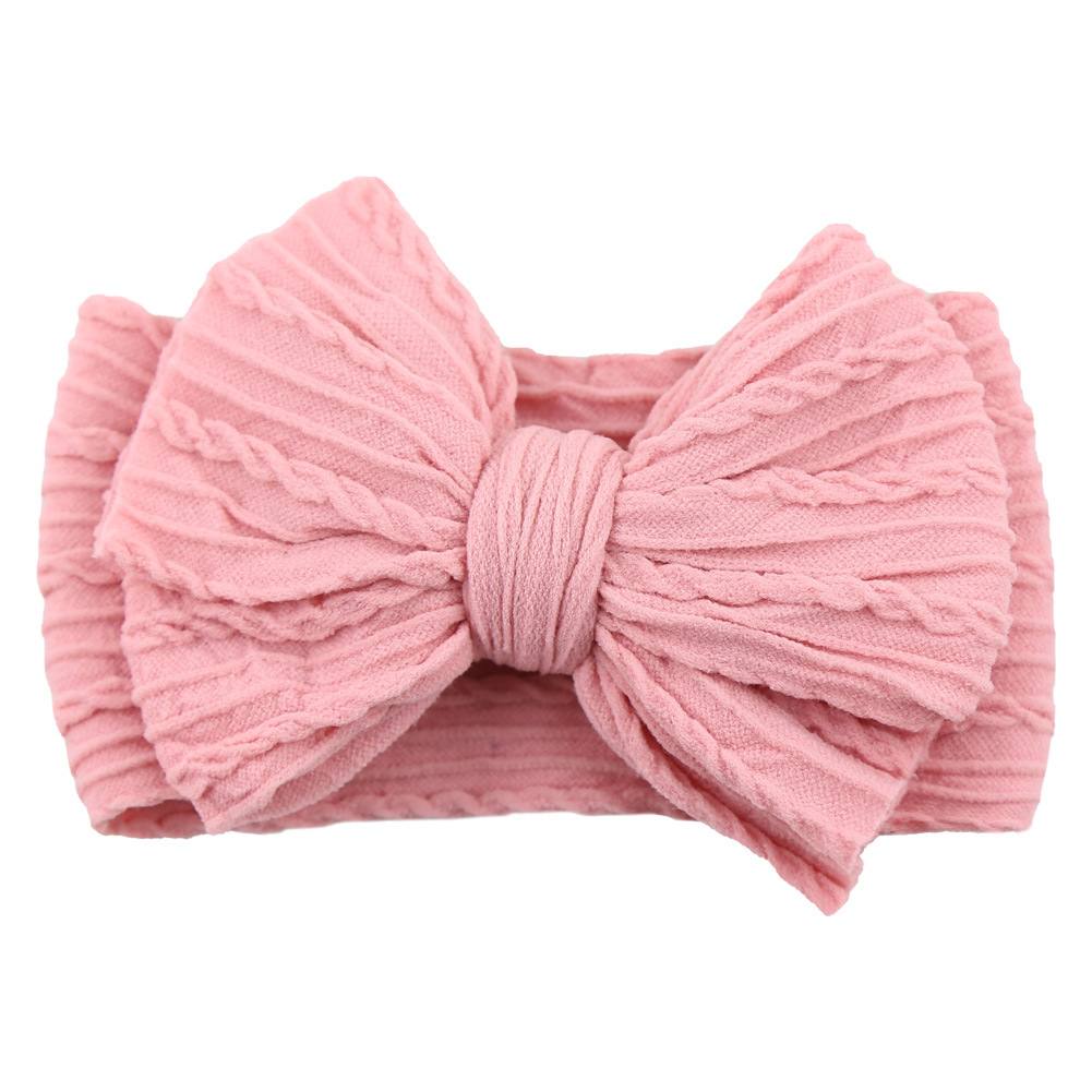 Patterned Big Bow Baby Headband 