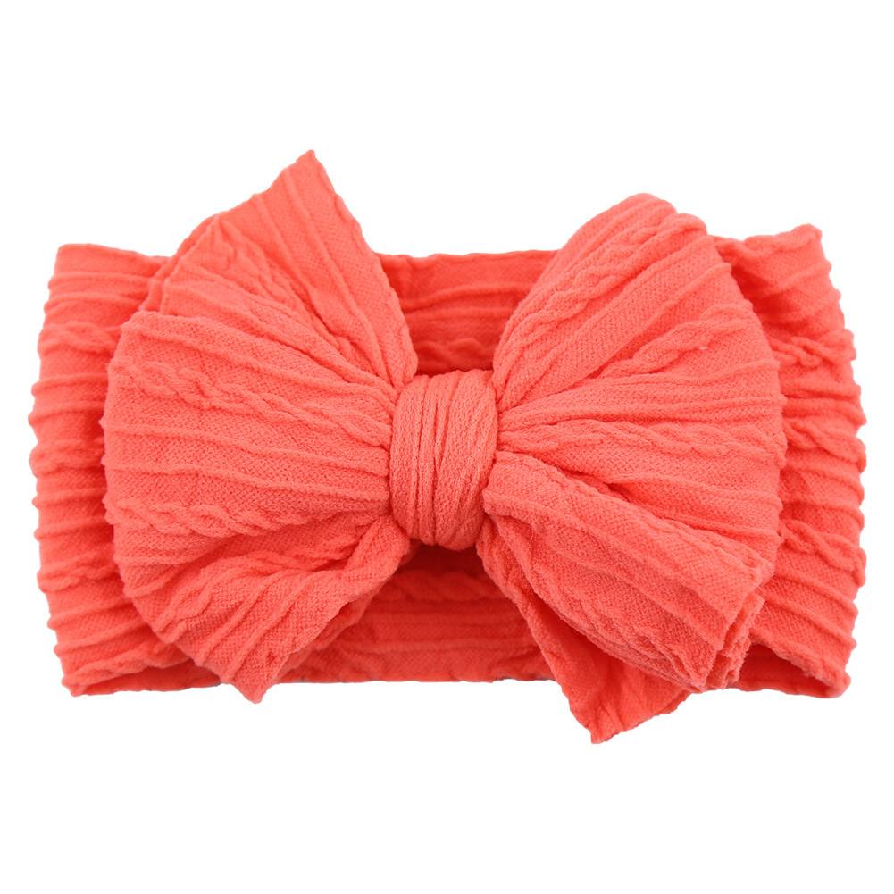 Patterned Big Bow Baby Headband 