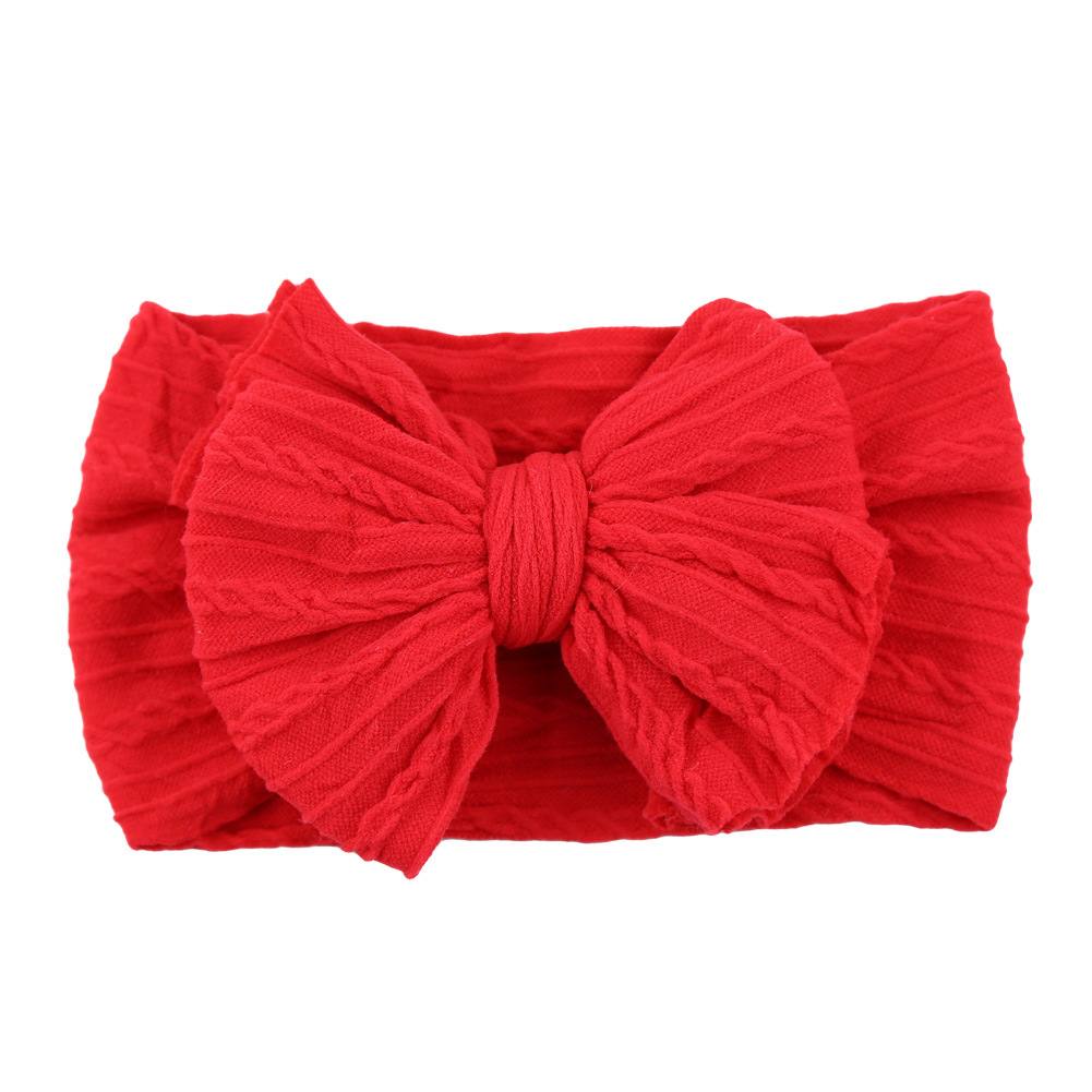 Patterned Big Bow Baby Headband 