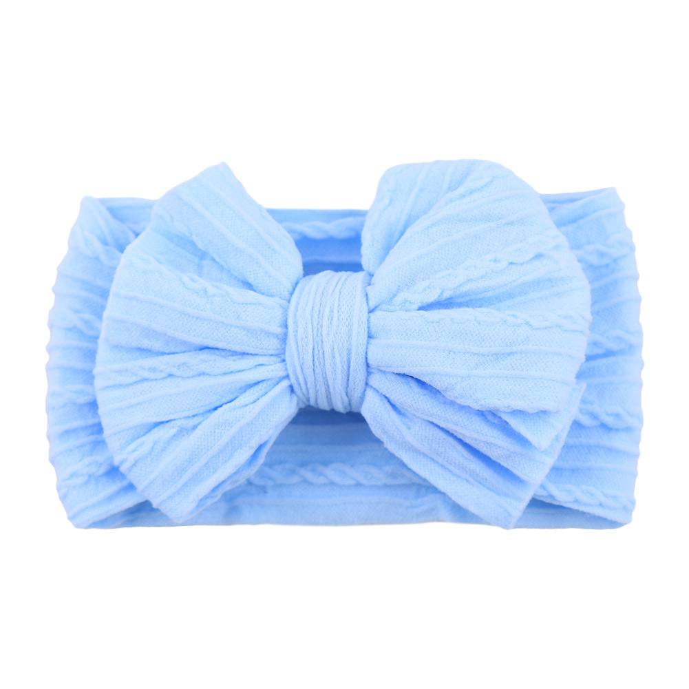 Patterned Big Bow Baby Headband 