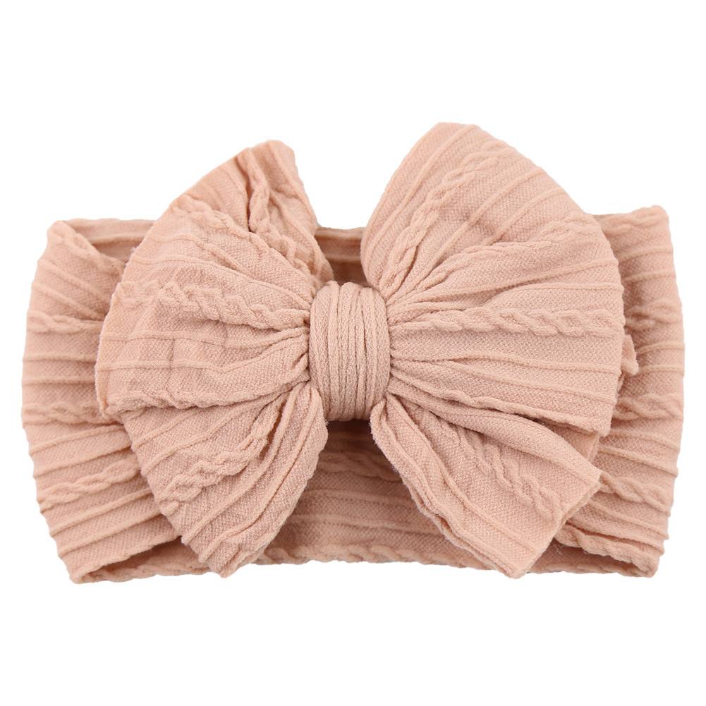 Patterned Big Bow Baby Headband 