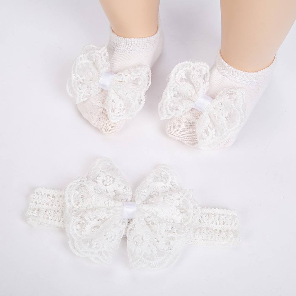 Baby socks/headband set