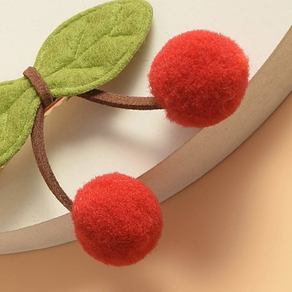 Cherry hair clip