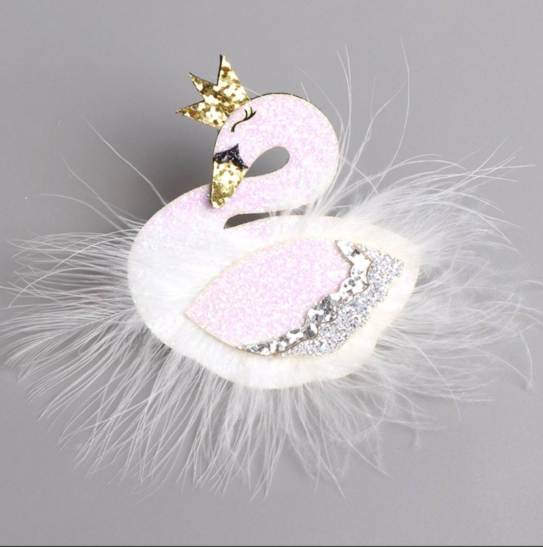 1pc Swan Hair Clip 