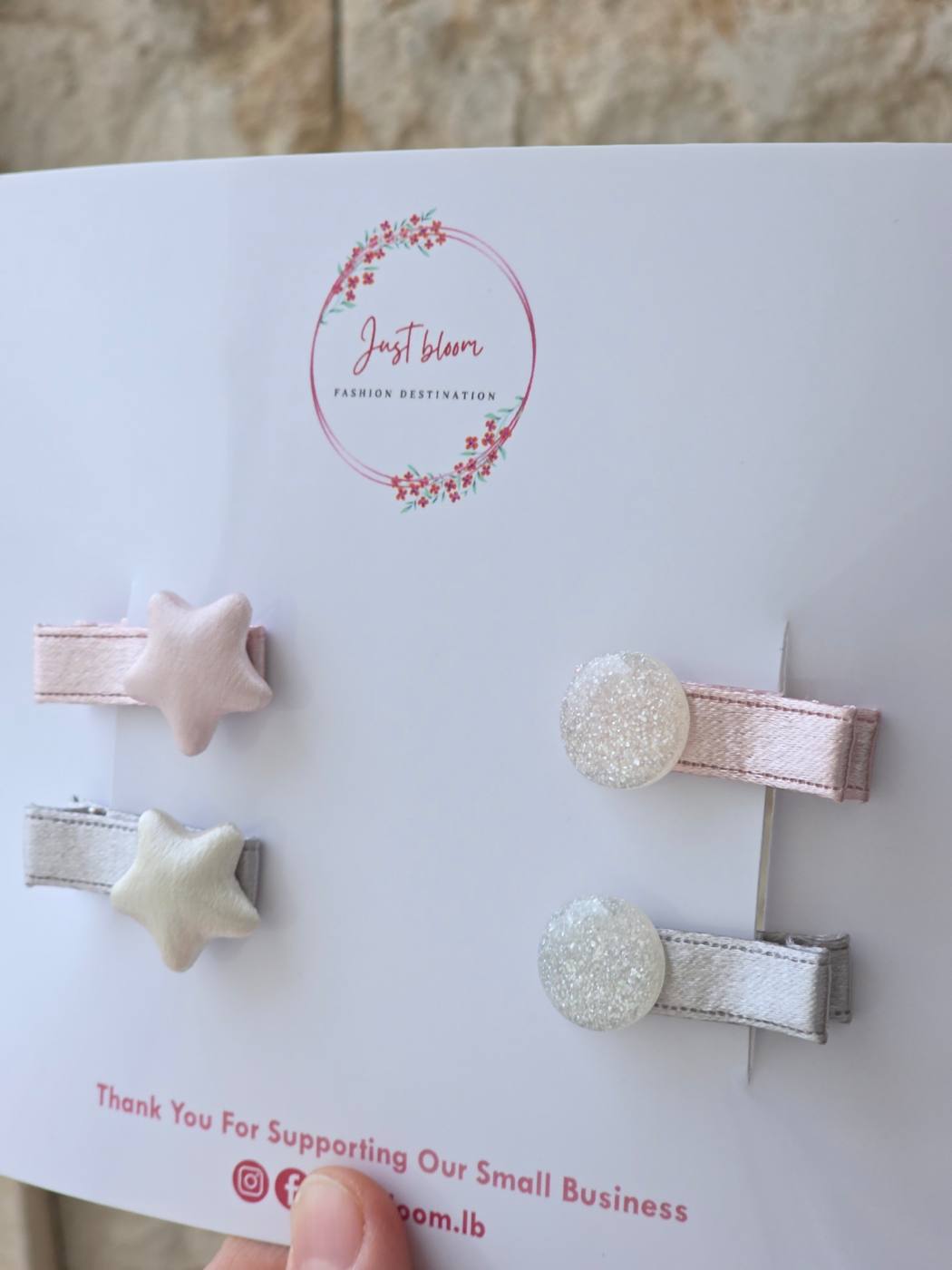 2pcs Pixie Dust Mini Hair Clip Sets