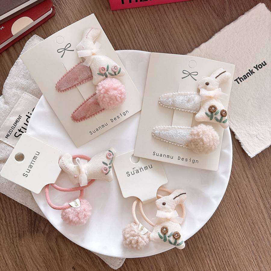 2pcs Buttercup Bunny Hairs Ties