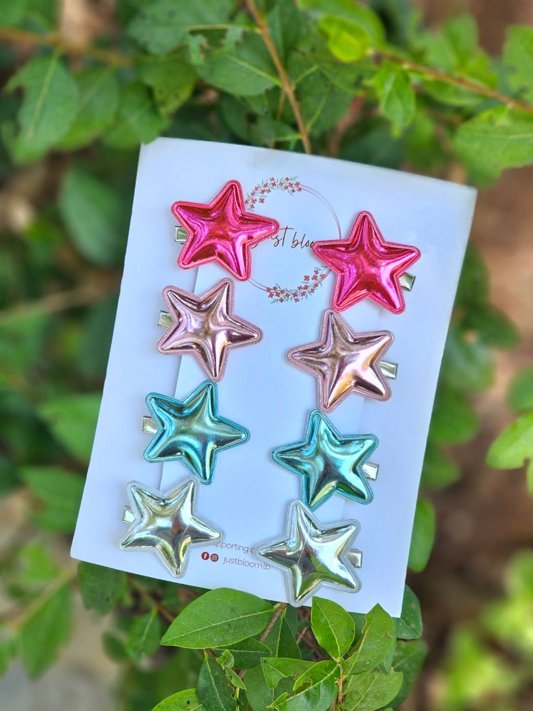 6pcs Mini Star Hair Clip Set 