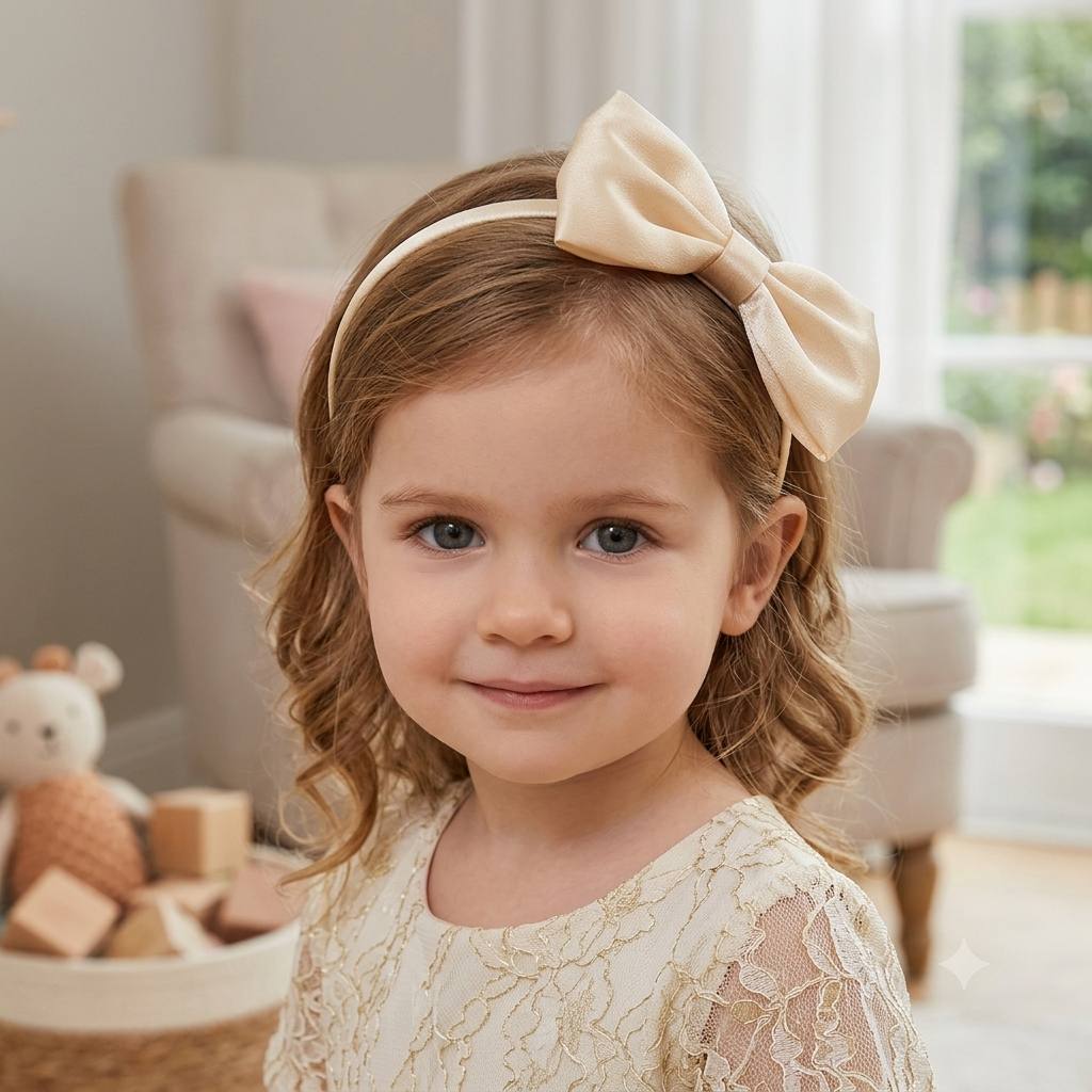 1pc Champagne Girls Head Band 