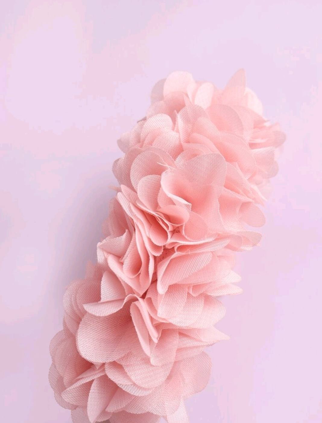 1pc Light Pink Floral Head Band 