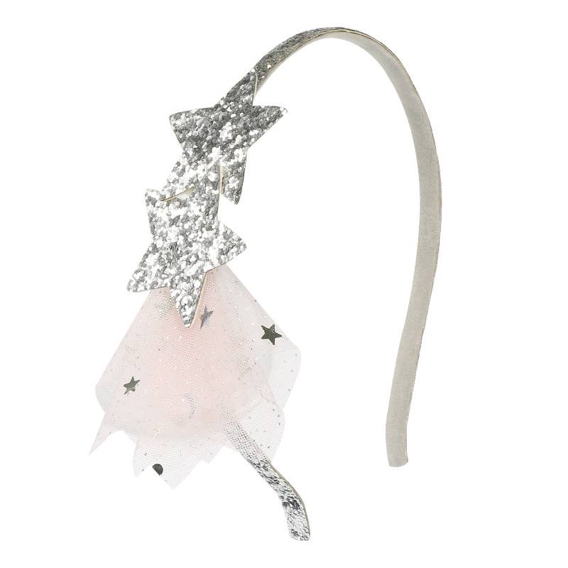 1pc Silver Shooting Star Girl's Head Band 