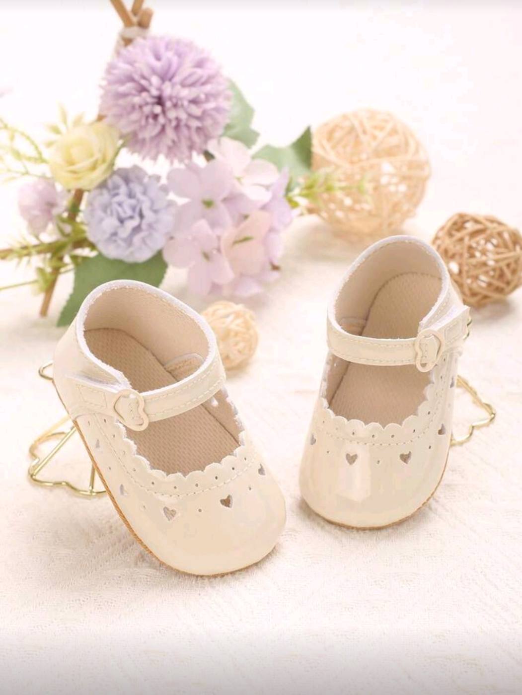 Soft Beige Newborn Baby Ballerina 