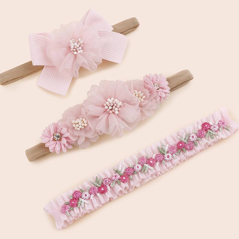 1pc Pink Baby Headband set