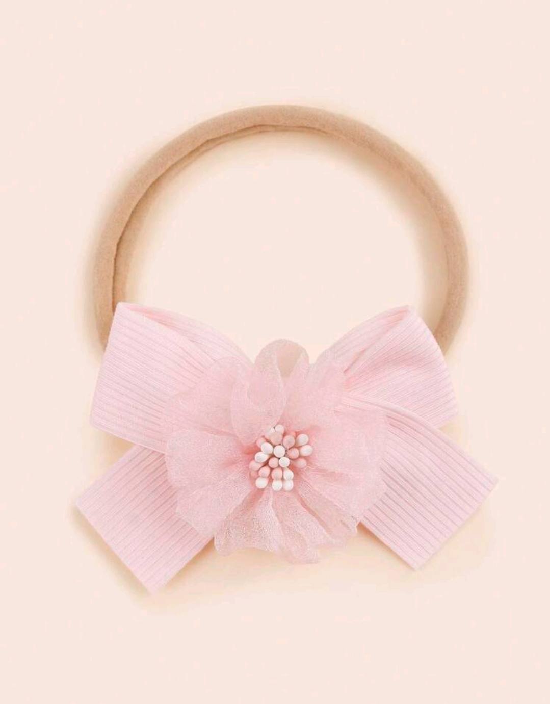 1pc Pink Baby Headband set