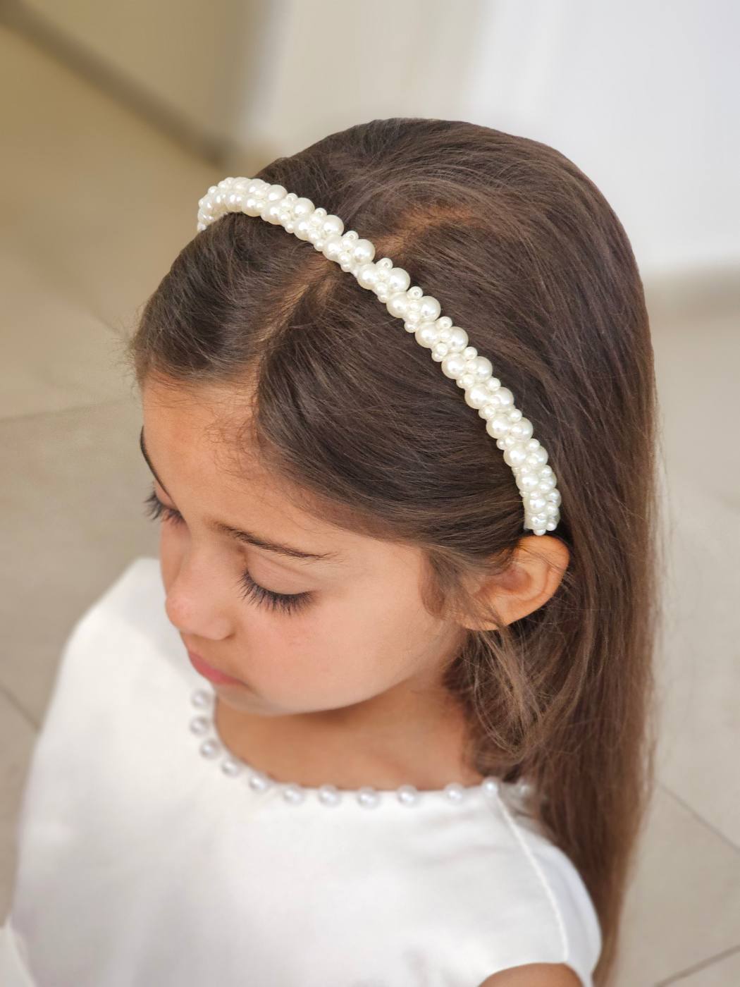 1pc peal girl's Head Band 