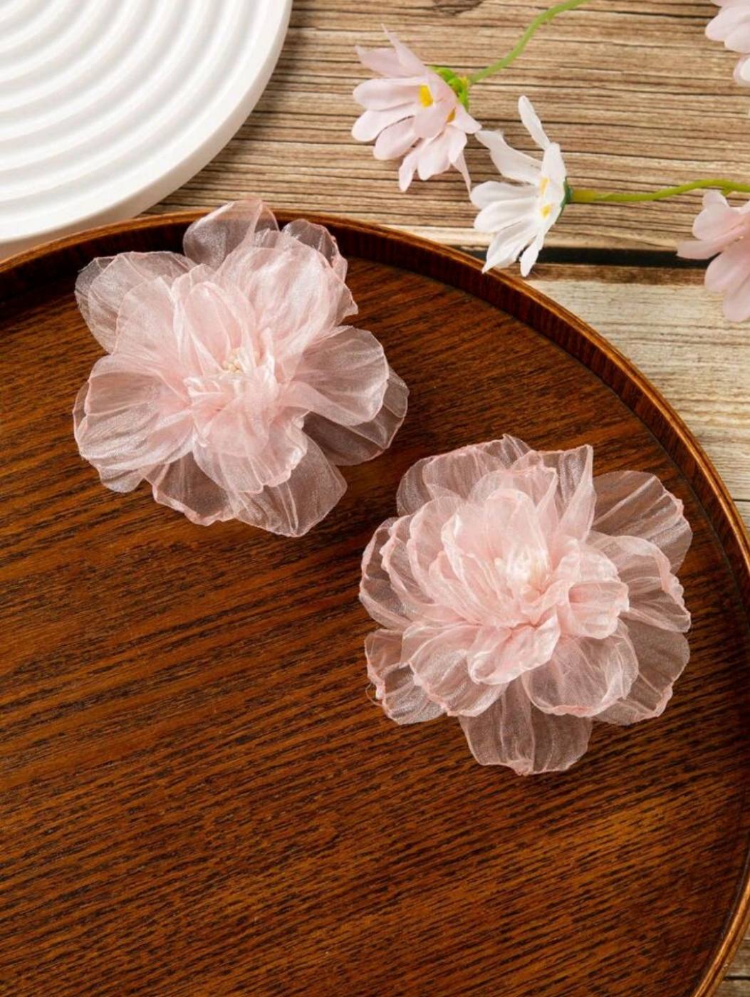 2pcs Big Flower Hair Clip 
