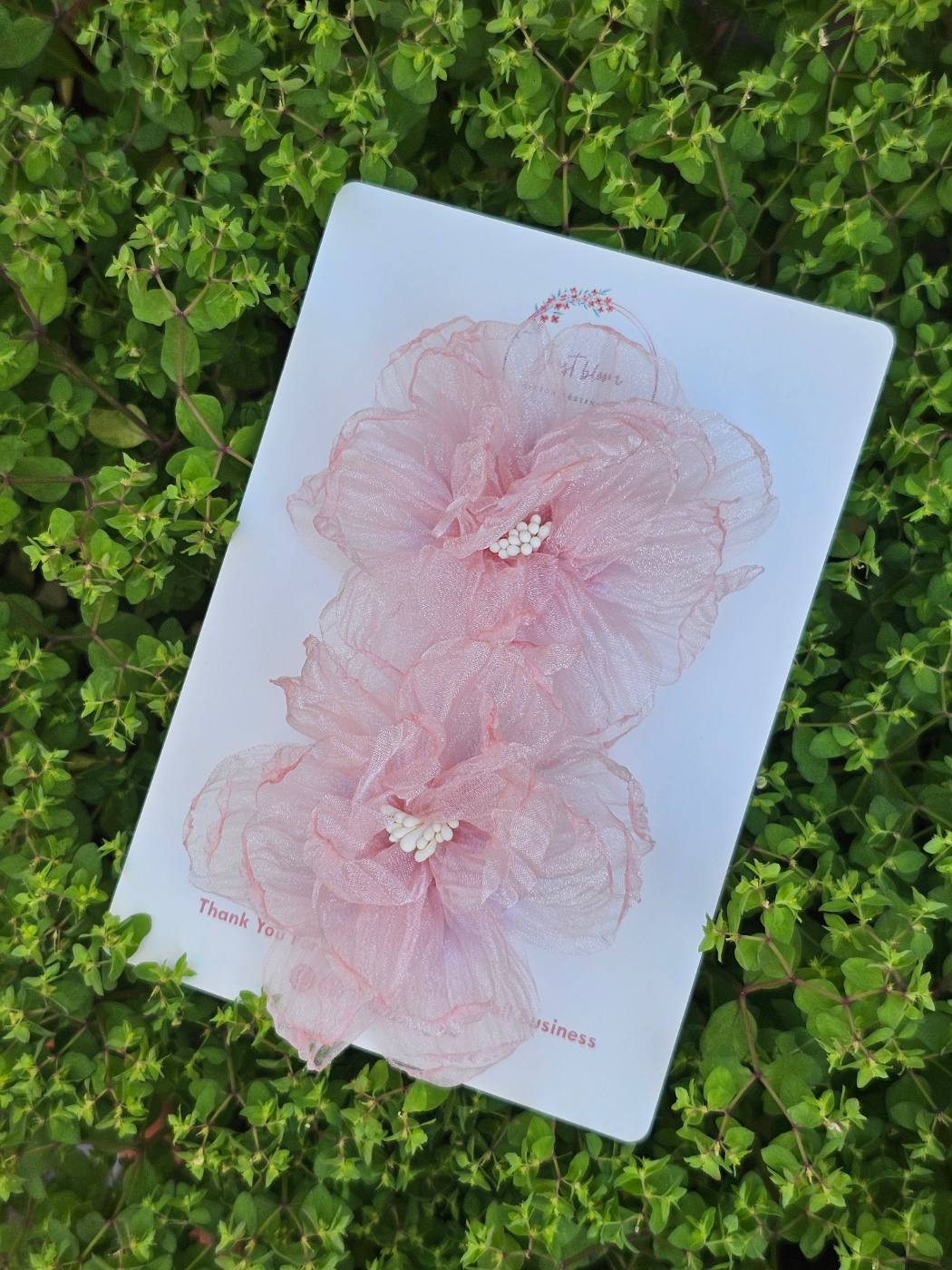 2pcs Big Flower Hair Clip 