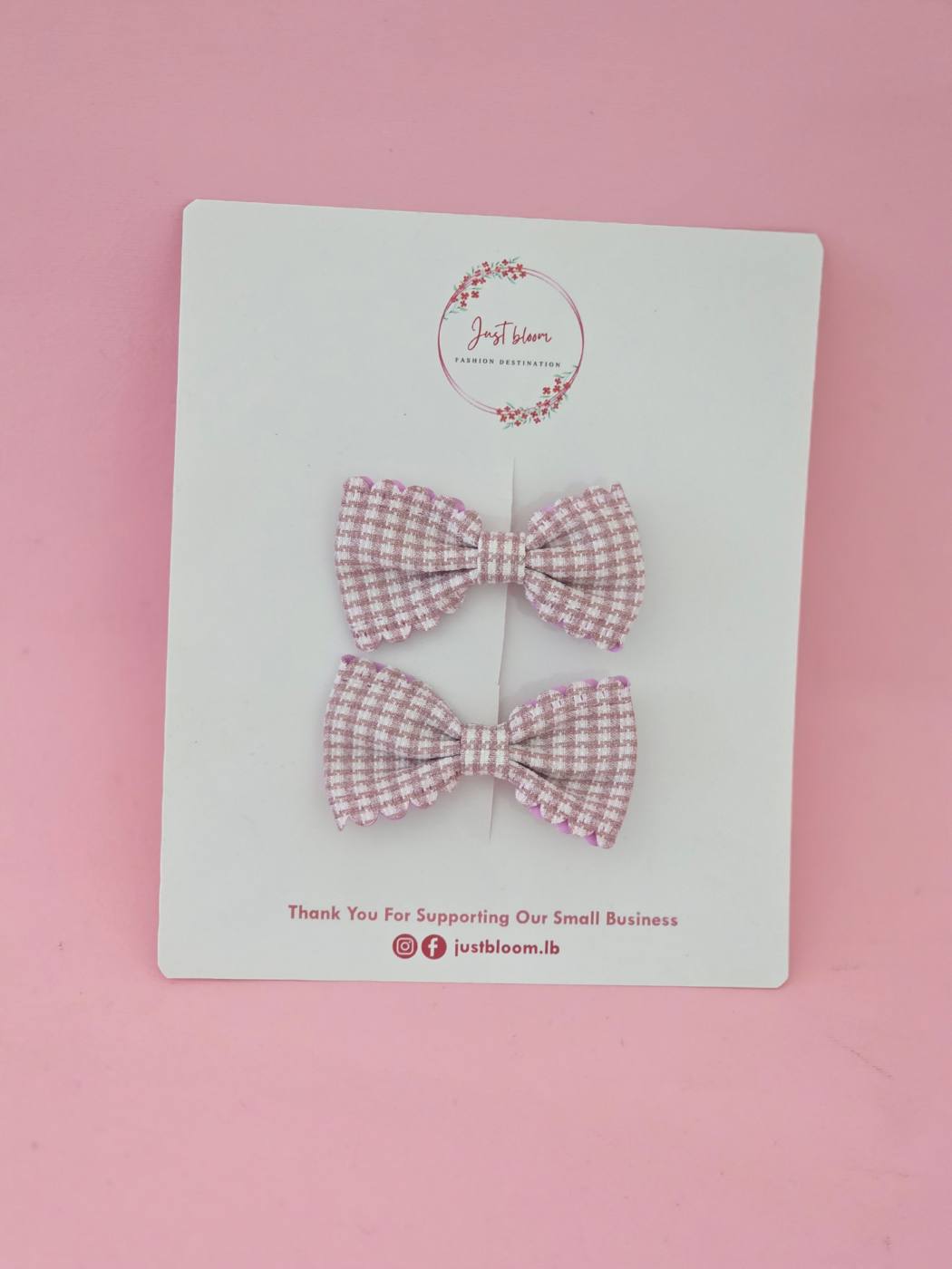 42pcs Squared Bow Hair Clip 