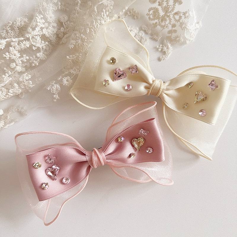 1pc Star Dust Bow Hair Clip 