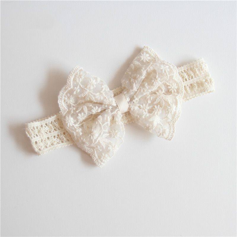 1PC BIg Bow Lace Headband 