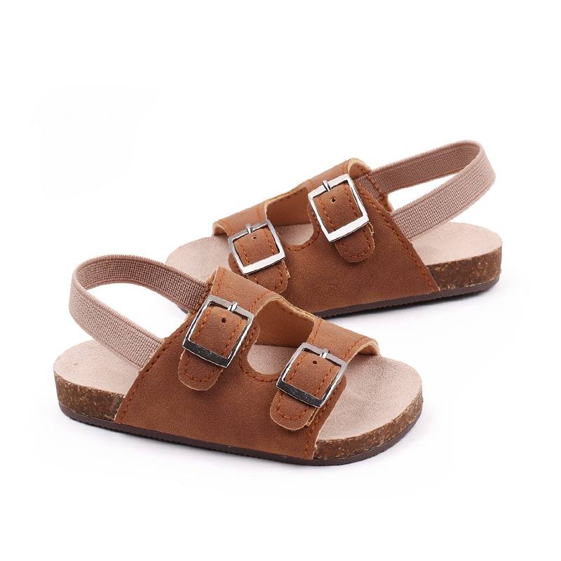 Unisex Tan Brown Sandals 
