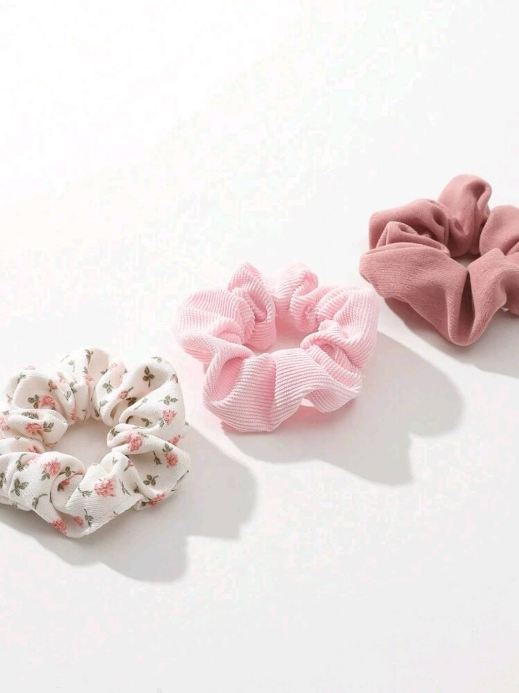 3pcs Bois Des Roses scrunchies set