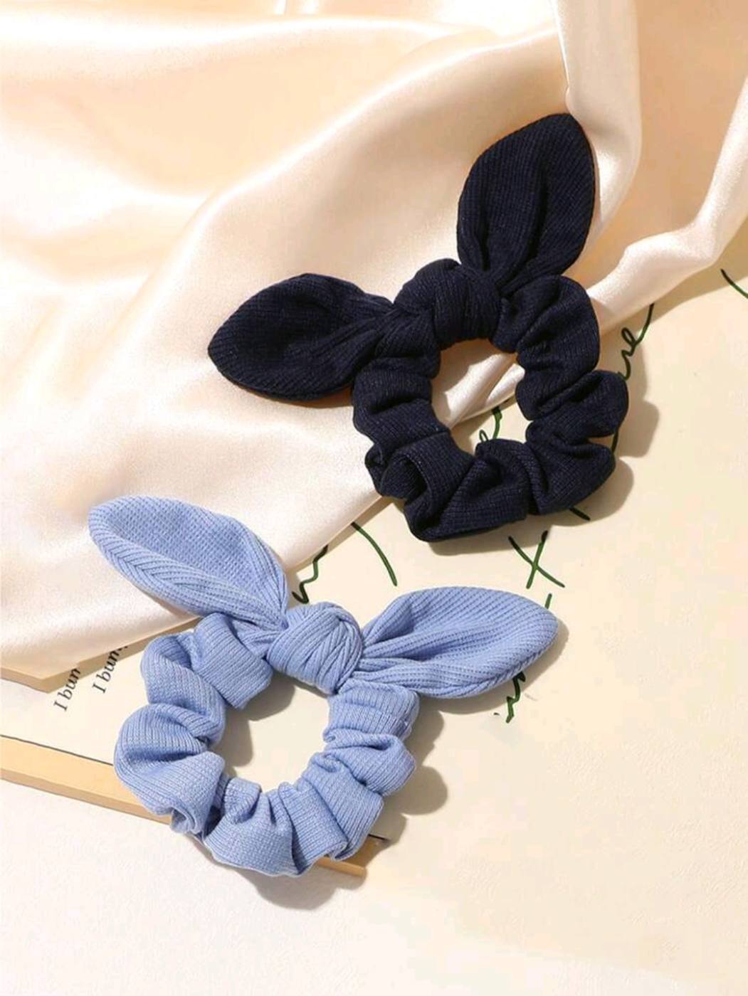 3pcs Bow Knot Hair Scrunshies